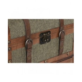 Cassettiera Home ESPRIT Verde Multicolore Tropicale 45 x 35 x 71,5 cm