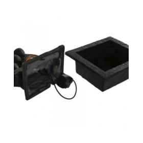 Fontana da giardino Home ESPRIT Resina Buddha Orientale 21 x 19 x 27 cm (2 Unità)