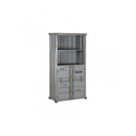Scaffale Home ESPRIT Grigio Blu cielo Metallo Legno MDF 87 x 44 x 168,5 cm