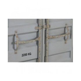 Scaffale Home ESPRIT Grigio Blu cielo Metallo Legno MDF 87 x 44 x 168,5 cm