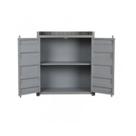 Scaffale Home ESPRIT Grigio Blu cielo Metallo Legno MDF 87 x 44 x 168,5 cm