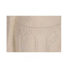 Statua Decorativa Home ESPRIT Bianco Nero Buddha 40 x 27 x 148 cm