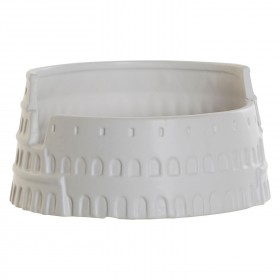 Vaso DKD Home Decor 8424001780327 Bianco Ceramica Rotondo Neoclassico 20 x 20 x 10 cm