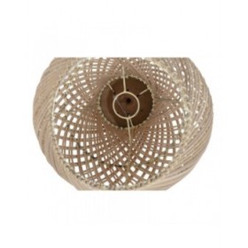 Paralume Home ESPRIT Naturale Bambù teak 35 x 35 x 85 cm (2 Unità)