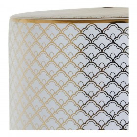 Tavolo aggiuntivo DKD Home Decor 8424001815104 Porcellana Dorato Bianco (33 x 33 x 42 cm)