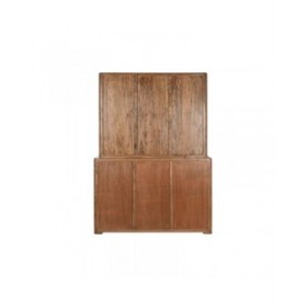Stand Espositore Home ESPRIT Marrone Cristallo Acacia 140 x 45 x 180 cm