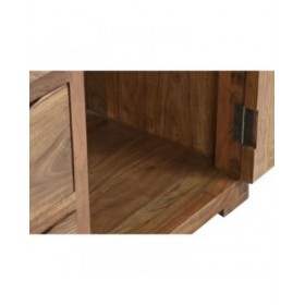 Stand Espositore Home ESPRIT Marrone Cristallo Acacia 140 x 45 x 180 cm