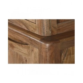 Stand Espositore Home ESPRIT Marrone Cristallo Acacia 140 x 45 x 180 cm