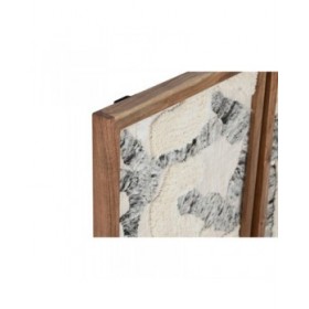 Quadro Home ESPRIT Bianco Grigio Astratto Città 43 x 3 x 63 cm (2 Unità)