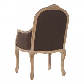 Poltrona DKD Home Decor Marrone Naturale Marrone scuro Legno d'albero della gomma 62 x 55 x 100 cm 63,5 x 49,5 x 102 cm