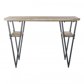 Scrivania DKD Home Decor Nero Metallo Brad (120 x 60 x 81 cm)