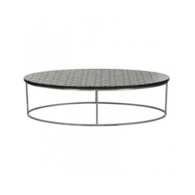 Tavolino da Caffè Home ESPRIT Nero Avorio 150 x 80 x 40 cm