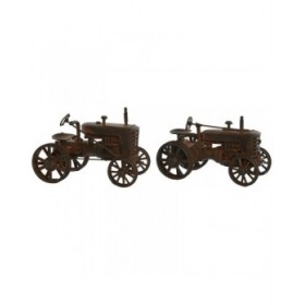 Statua Decorativa Home ESPRIT Bronce Vintage 26 x 14 x 17,5 cm (2 Unità)