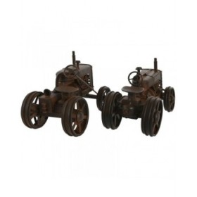 Statua Decorativa Home ESPRIT Bronce Vintage 26 x 14 x 17,5 cm (2 Unità)