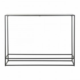Ingresso DKD Home Decor 110 x 25 x 84 cm Nero Dorato Alluminio Plastica