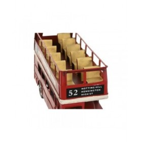 Statua Decorativa Home ESPRIT Rosso Vintage 28 x 9 x 15 cm