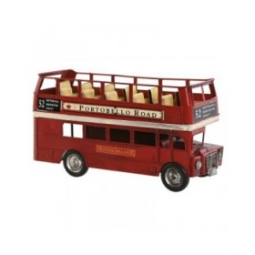 Statua Decorativa Home ESPRIT Rosso Vintage 28 x 9 x 15 cm