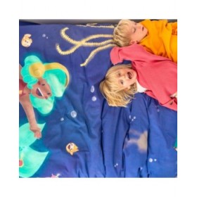 Set di copripiumino HappyFriday Mr Fox Happy mermaid Multicolore Singolo 2 Pezzi