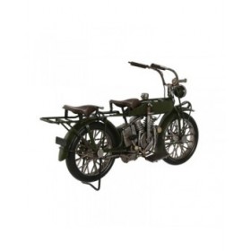Statua Decorativa Home ESPRIT Azzurro Verde Moto Vintage 31 x 8 x 16 cm (2 Unità)