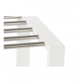 Scarpiera DKD Home Decor 8424001835041 Bianco Multicolore Argentato Legno Metallo 80 x 30 x 50 cm
