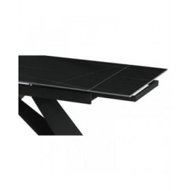 Tavolo da Pranzo Home ESPRIT Nero Metallo Ceramica 160 x 90 x 75 cm