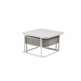 Tavolino da Caffè Home ESPRIT Bianco 70 x 70 x 45 cm