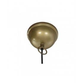 Lampadario Home ESPRIT Marrone Dorato Legno Metallo Legno di mango 50 W 60 x 60 x 48 cm