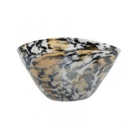 Centrotavola Home ESPRIT Nero Crema Moderno 29 x 20 x 15,5 cm