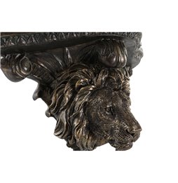 Statua Decorativa DKD Home Decor 33,5 x 14,5 x 32 cm Argentato Dorato Resina Ballerina Classica