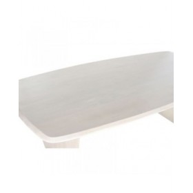 Tavolo da Pranzo Home ESPRIT Bianco Legno di mango 218 x 100 x 76 cm