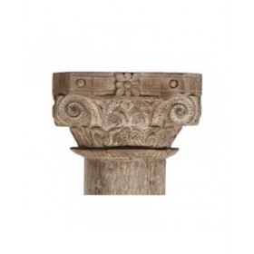 Statue da giardino Home ESPRIT Naturale Teca teak 38 x 38 x 267 cm 38 X 38 X 248 cm