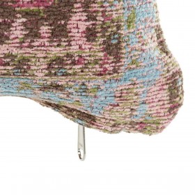 Cuscino DKD Home Decor 8424001832422 Verde Lilla Rosa chiaro Quadrato Arabo 45 x 12 x 45 cm