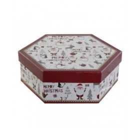 Palle di Natale Home ESPRIT Bianco Rosso PVC (7 Unità)
