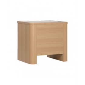 Comodino Home ESPRIT Naturale Grigio chiaro 56 X 40 X 51 cm