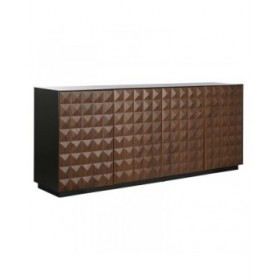 Credenza Home ESPRIT Marrone Nero Legno MDF 188,4 X 42,1 X 80,6 cm