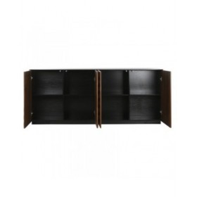Credenza Home ESPRIT Marrone Nero Legno MDF 188,4 X 42,1 X 80,6 cm