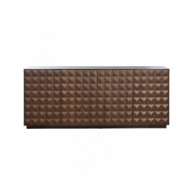 Credenza Home ESPRIT Marrone Nero Legno MDF 188,4 X 42,1 X 80,6 cm