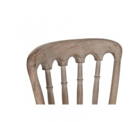 Sedia da Sala da Pranzo Home ESPRIT Marrone Chiaro Rattan Abete 45 x 48 x 92 cm