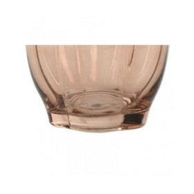 Vaso Home ESPRIT Ambra Cristallo Moderno 16 x 16 x 26 cm