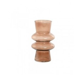 Vaso Home ESPRIT Ambra Cristallo Moderno 11,5 X 11,5 X 19,5 cm