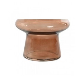 Vaso Home ESPRIT Ambra Cristallo Moderno 11,5 X 11,5 X 19,5 cm