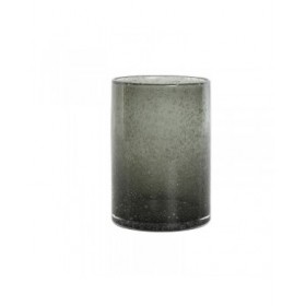 Vaso Home ESPRIT Verde Cristallo Moderno 11,5 X 11,5 X 17,2 cm
