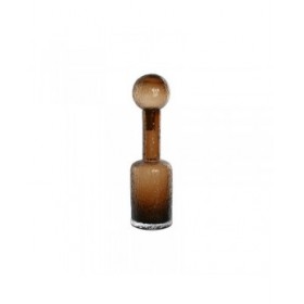 Vaso Home ESPRIT Marrone Cristallo Moderno 12,5 X 12,5 X 43,5 cm