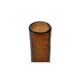 Vaso Home ESPRIT Marrone Cristallo Moderno 12,5 X 12,5 X 43,5 cm