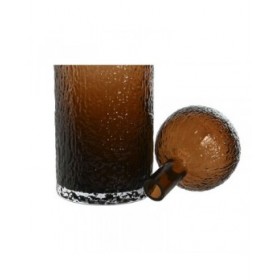 Vaso Home ESPRIT Marrone Cristallo Moderno 12,5 X 12,5 X 50,5 cm