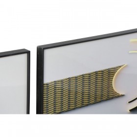 Quadro DKD Home Decor Astratto Moderno (240 x 3 x 80 cm)