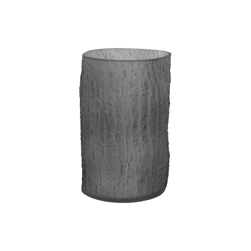 Vaso Home ESPRIT Grigio Cristallo Moderno 13 x 13 x 21 cm