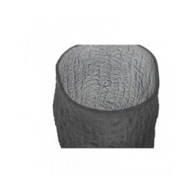 Vaso Home ESPRIT Grigio Cristallo Moderno 13 x 13 x 21 cm