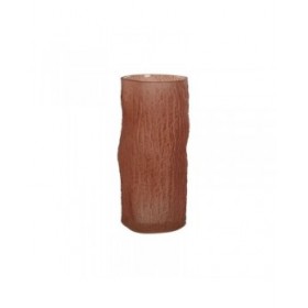 Vaso Home ESPRIT Terracotta Cristallo Moderno 14 x 14 x 31,5 cm