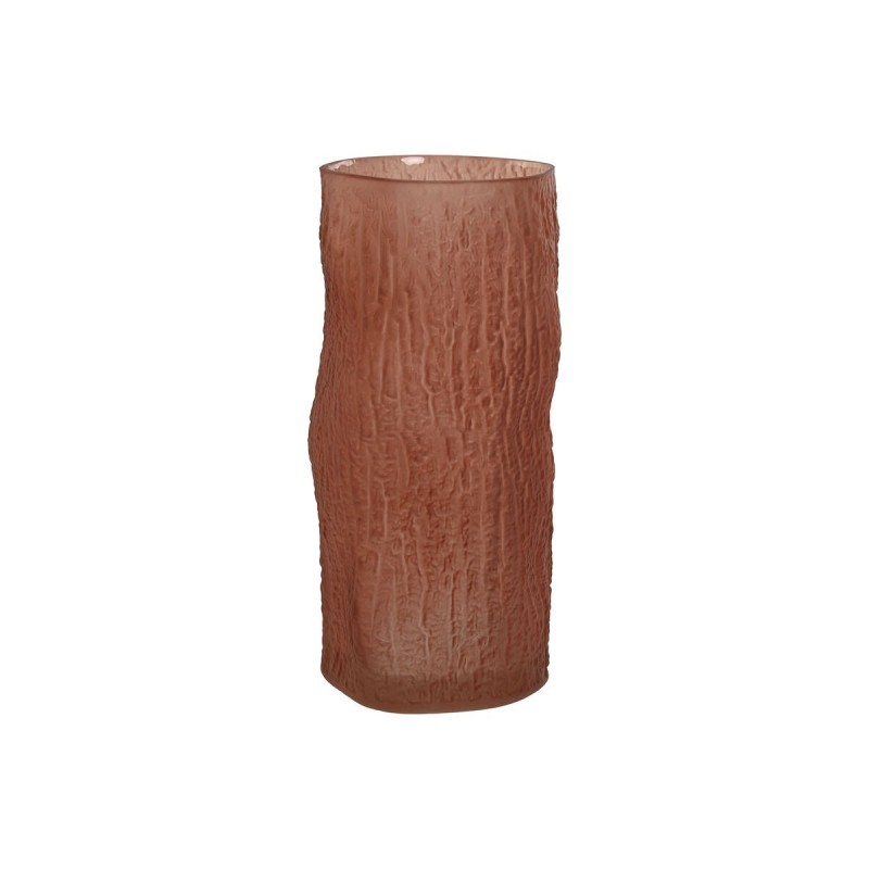 Vaso Home ESPRIT Terracotta Cristallo Moderno 14 x 14 x 31,5 cm